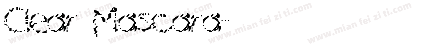 Clear Mascara字体转换
